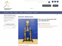tanzclub-blau-gold.de Webseite Vorschau