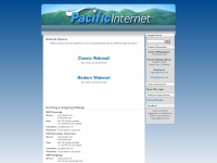 pacific.net Webseite Vorschau