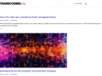 transcoding.org Webseite Vorschau