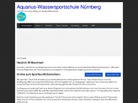 aquarius-wassersportschule.de Webseite Vorschau