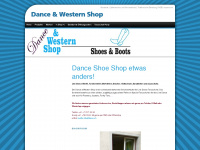 danceandwesternshop.ch Webseite Vorschau