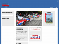modellflugsport.ch Webseite Vorschau
