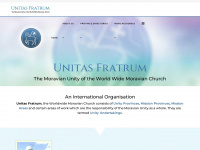 unitasfratrum.org Webseite Vorschau