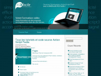 actionscript-facile.com Webseite Vorschau