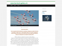 harnisch-gallery.ch Webseite Vorschau