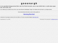 goosnargh.de Webseite Vorschau