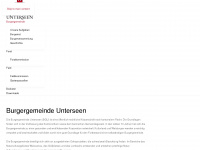 burgergemeinde-unterseen.ch Webseite Vorschau