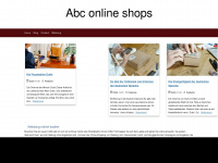 abc-online-shops.de Webseite Vorschau
