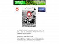 aem2011.ch Webseite Vorschau
