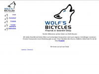 wolfs-bicycles.de Webseite Vorschau