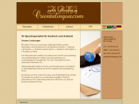 orientalingua.com Webseite Vorschau