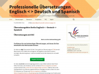 professionelle-uebersetzungen.de Webseite Vorschau
