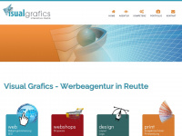 visual-grafics.com Webseite Vorschau