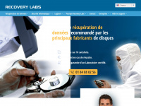 recoverylabs.fr Webseite Vorschau