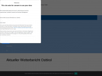 wetter-osttirol.at Webseite Vorschau