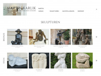 karlik-skulpturen.at Webseite Vorschau