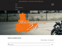 motorradfahrer24.de Webseite Vorschau