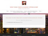 newyorkvoiceacademy.com Webseite Vorschau