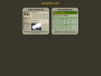emphy.de Webseite Vorschau