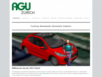 agu.ch Webseite Vorschau