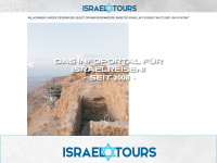 israeltours.at Webseite Vorschau