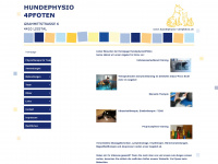 hundephysio-vierpfoten.ch Webseite Vorschau