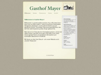 gasthof-mayer.at Webseite Vorschau