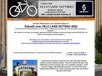 velolade-hittnau.ch Webseite Vorschau