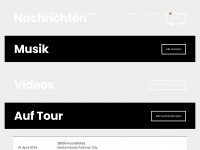 agr-music.com Webseite Vorschau