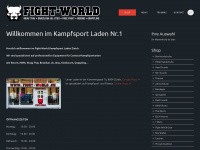 fightworld.ch Webseite Vorschau