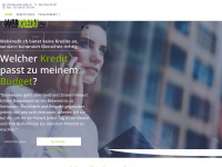 webkredit.ch Webseite Vorschau
