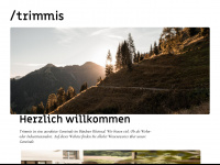 trimmis.ch Webseite Vorschau