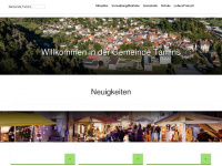 tamins.ch Webseite Vorschau