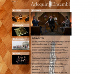 arlequin-ensemble.com Webseite Vorschau