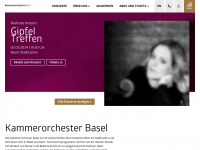 kammerorchesterbasel.ch Webseite Vorschau