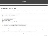 tecmu.de Webseite Vorschau
