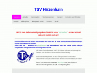 tsv-hirzenhain.de Webseite Vorschau