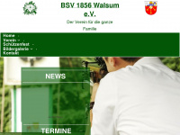 bsv-1856-walsum.de Webseite Vorschau