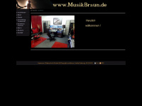 musikbraun.de Webseite Vorschau