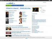 mujidol.cz Webseite Vorschau