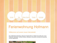 hofmann-ferienwohnung.de Webseite Vorschau