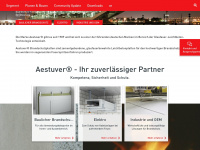 aestuver.ch Webseite Vorschau