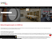 saro-lux.de Webseite Vorschau
