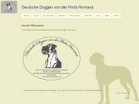 deutsche-doggen.ch Webseite Vorschau