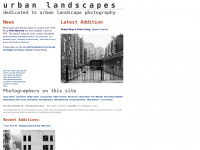 urbanlandscape.org.uk Webseite Vorschau