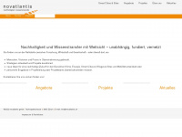 novatlantis.ch Webseite Vorschau