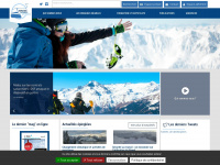 domaines-skiables.fr Webseite Vorschau