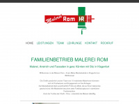 malerei-rom.at Webseite Vorschau