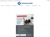 weixelbaumer.at Webseite Vorschau