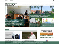 romkat.ro Webseite Vorschau